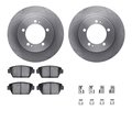 Dynamic Friction Co 6512-72104, Rotors with 5000 Advanced Brake Pads includes Hardware 6512-72104